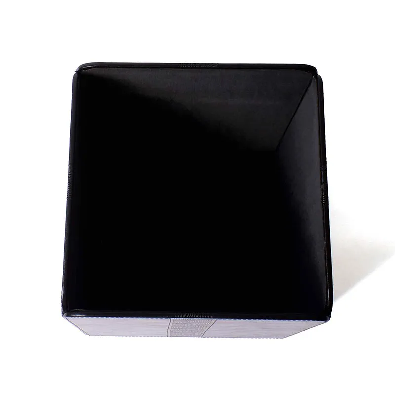 Veltrix Faux Leather Dust Bin - Black media 7