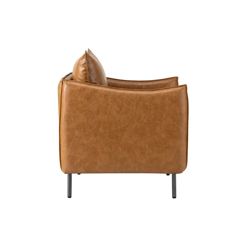 Sculpta Neem Wood Accent Chair - Brown media 6