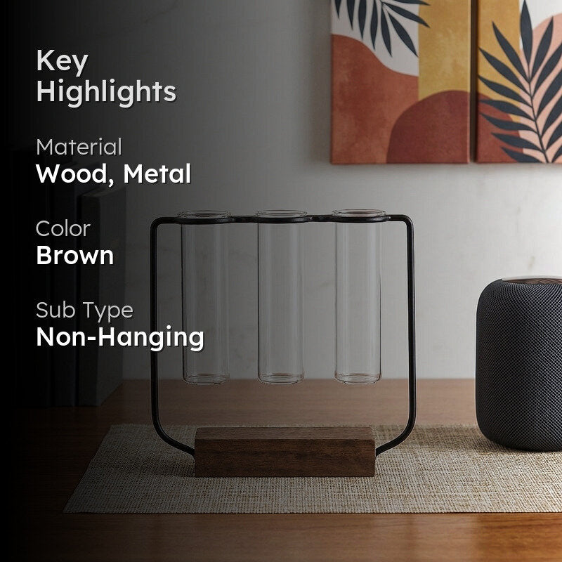 Vialscape Glass Planter With Stand - Four Piece Set media 2