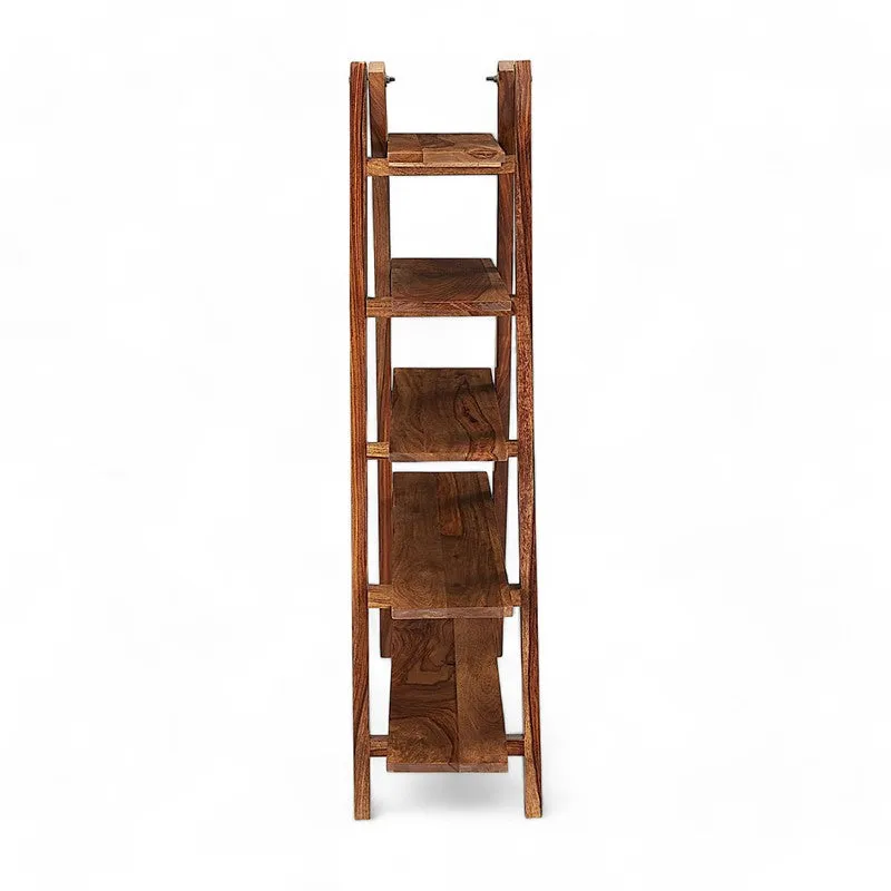 Uverox I Sheesham Wooden Rack - Brown media 6