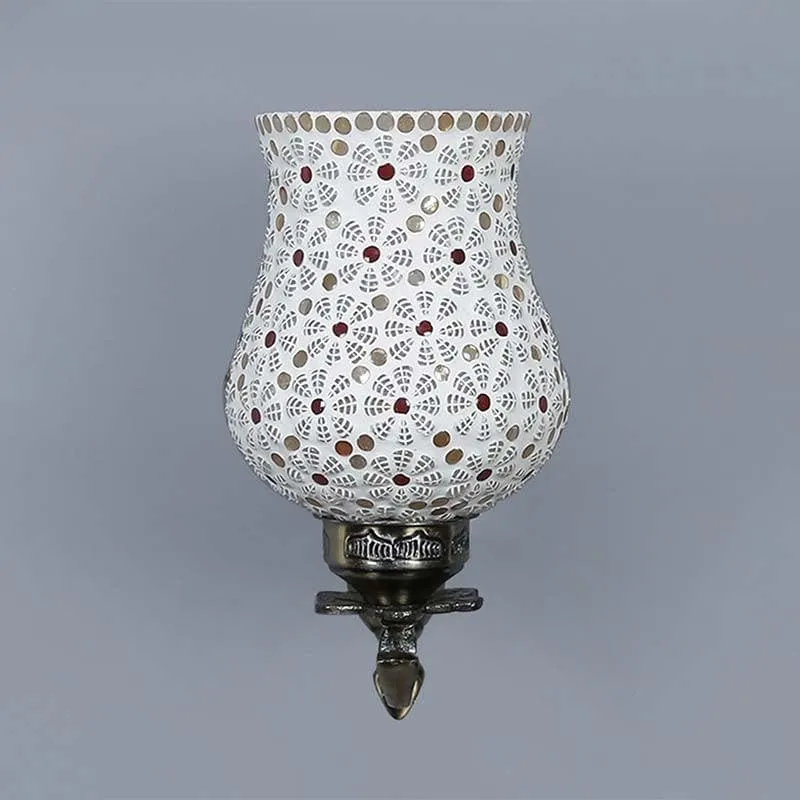 Bagh Mosaic Glass & Metal Wall Lamp media 6