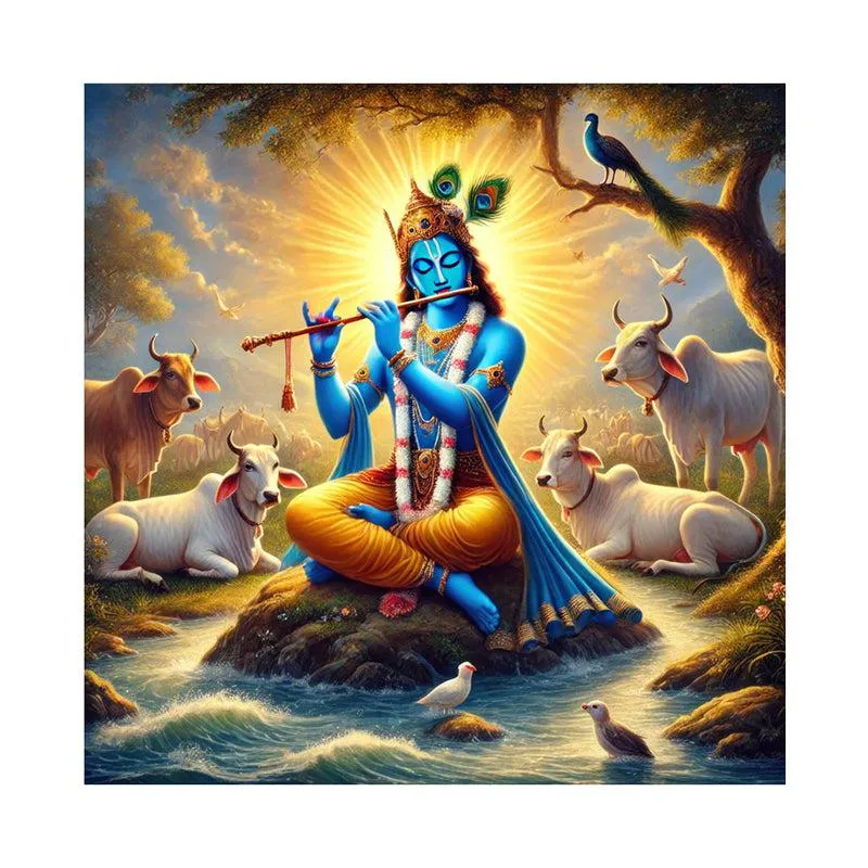 Madhusoodana Wall Painting media 4