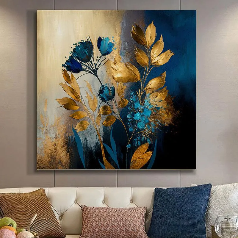 Luxury Botanical Poly Canvas Wall Painting media 1