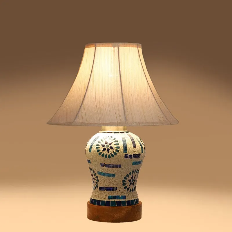 Rattanique Wooden Table Lamp - Multicolor media 7