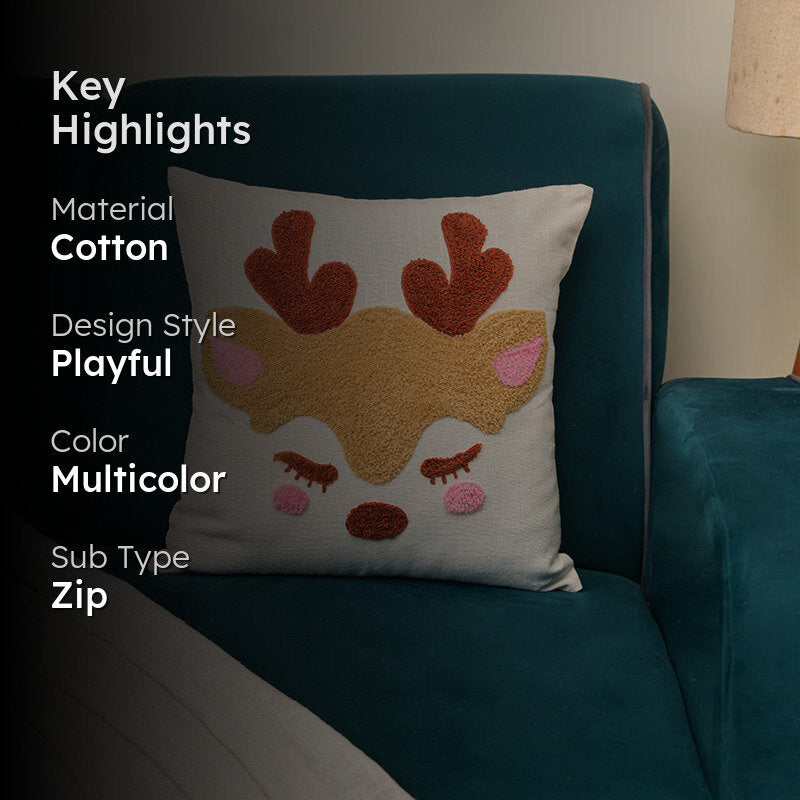 Rudolf Charm Cushion Cover media 2