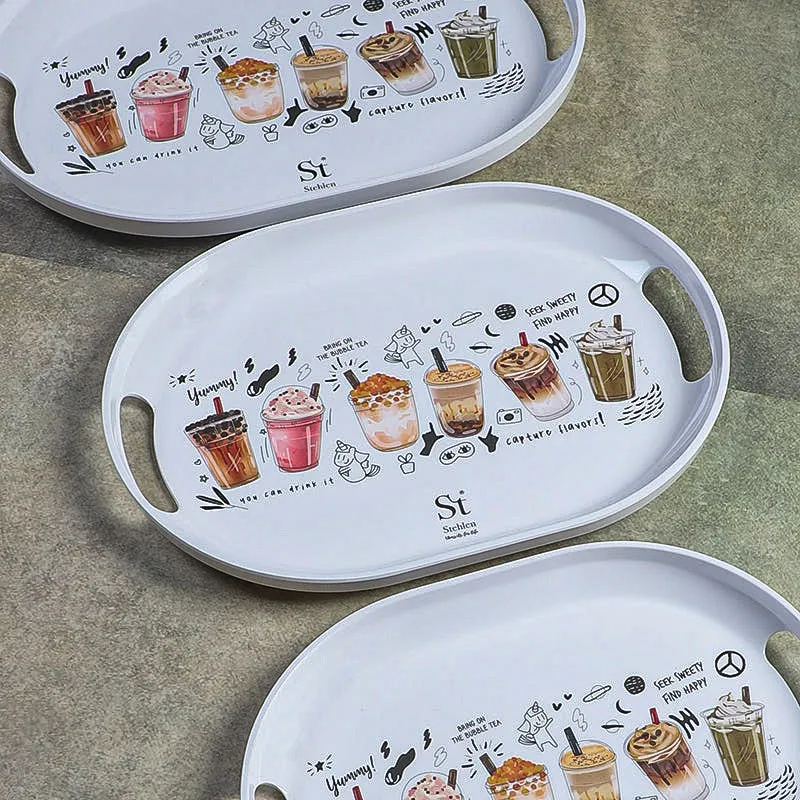 Boba Party Melamine Serving Tray - Set Of Three media 5