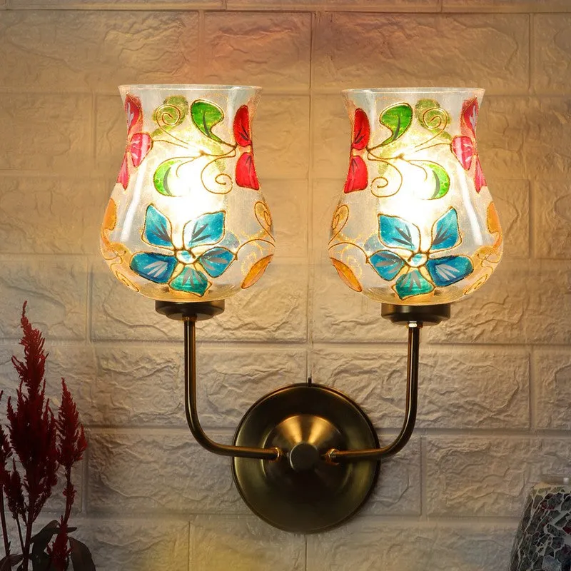 Frosted Duo Wall Lamp media 1