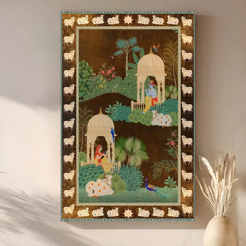 Vrindavan Bliss Wall Art media 3