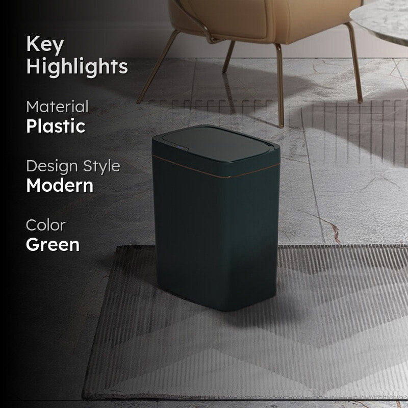 Swift Smart Motion Sensor Dustbin - Green media 2