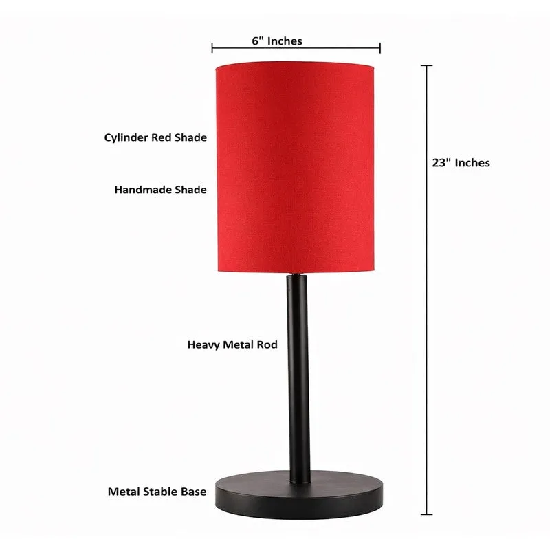 Minimal Aura Table Lamp - Red media 7