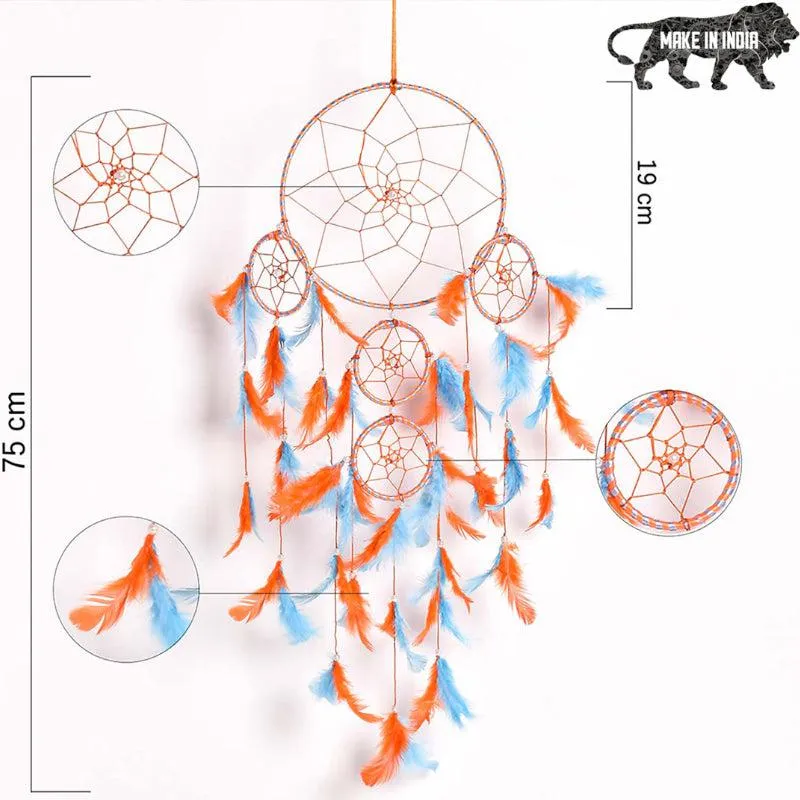 Zen Energy Dreamcatcher - Orange & Light Blue media 5