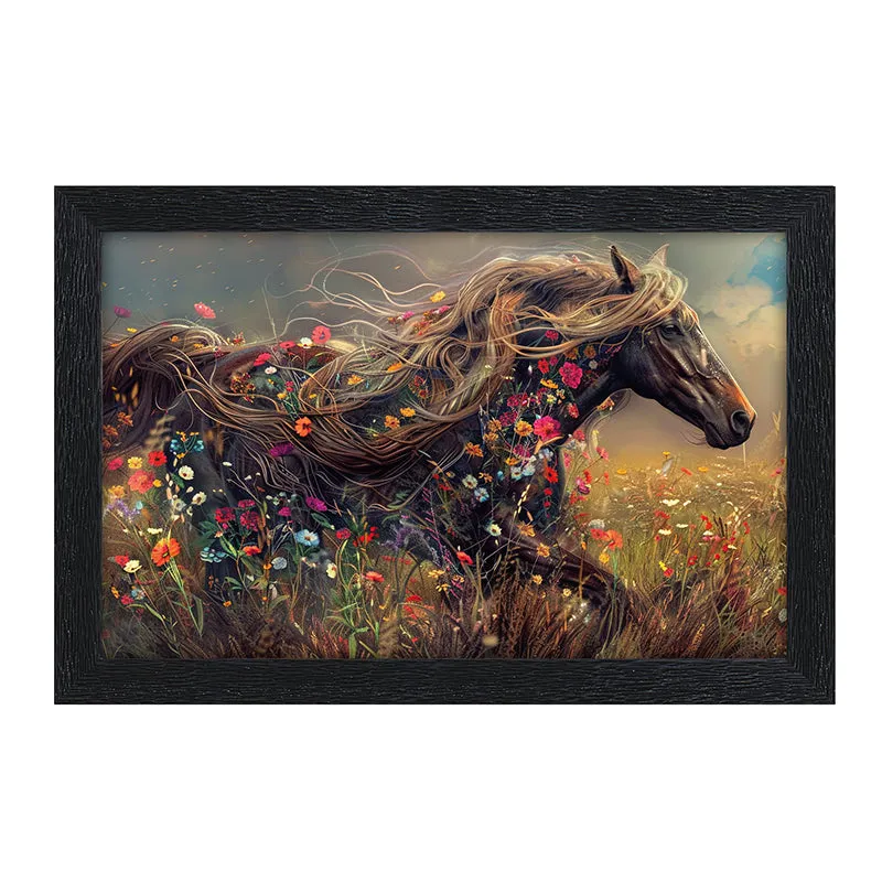 Floral Horsepower Wall Painting media 6