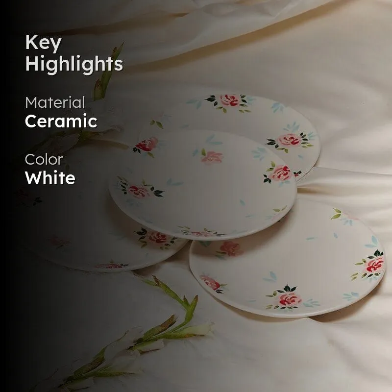 Day Dreams Handpainted Dinner Plates- Set Of Four media 2