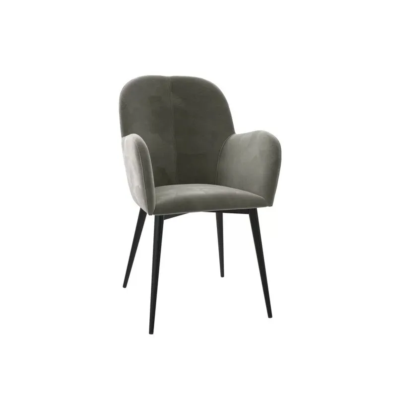 Fernix Metal Accent Chair - Grey media 5