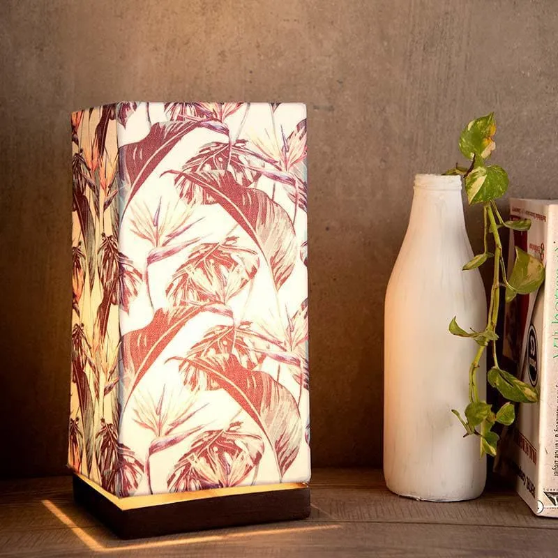 Tropical Fabric Table Lamp - Multicolor media 1