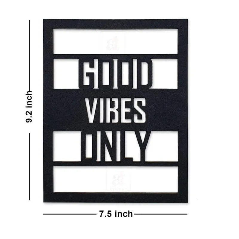 Good Vibes Only Cutout MDF Wall Accent media 5