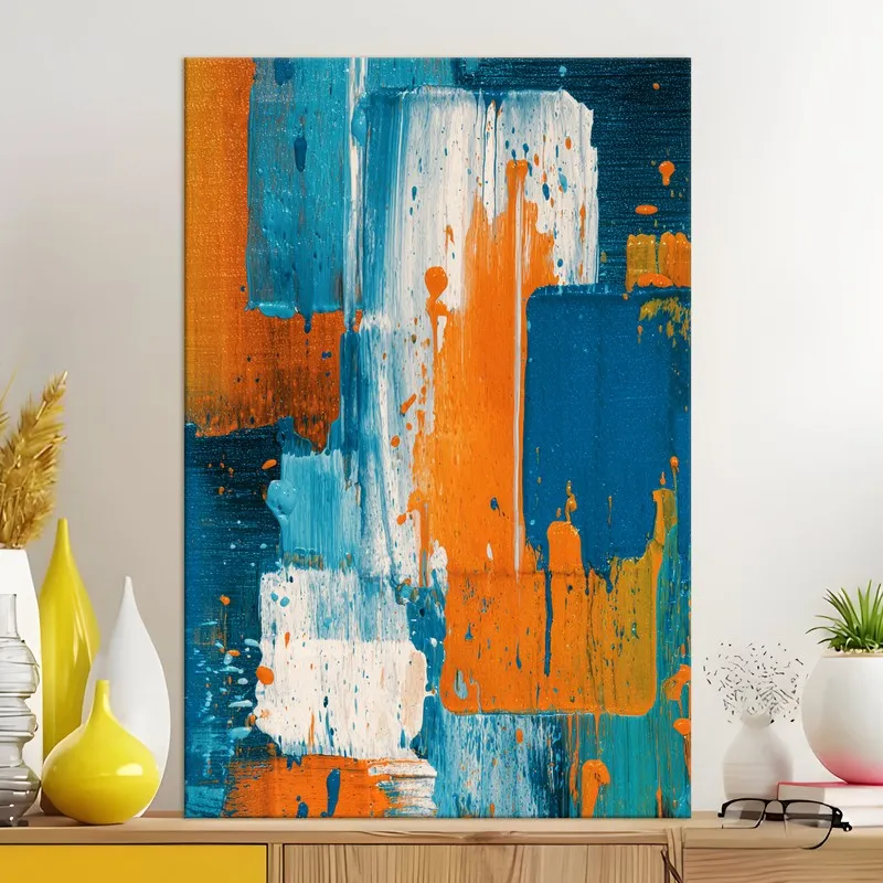 Easel Modern Texture Canvas Wall Art media 5