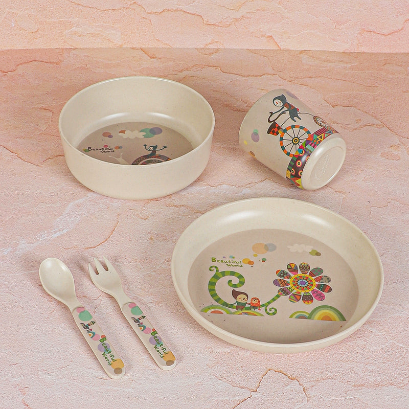 Migica World Kids Dinner Set - Five Piece Set media 5