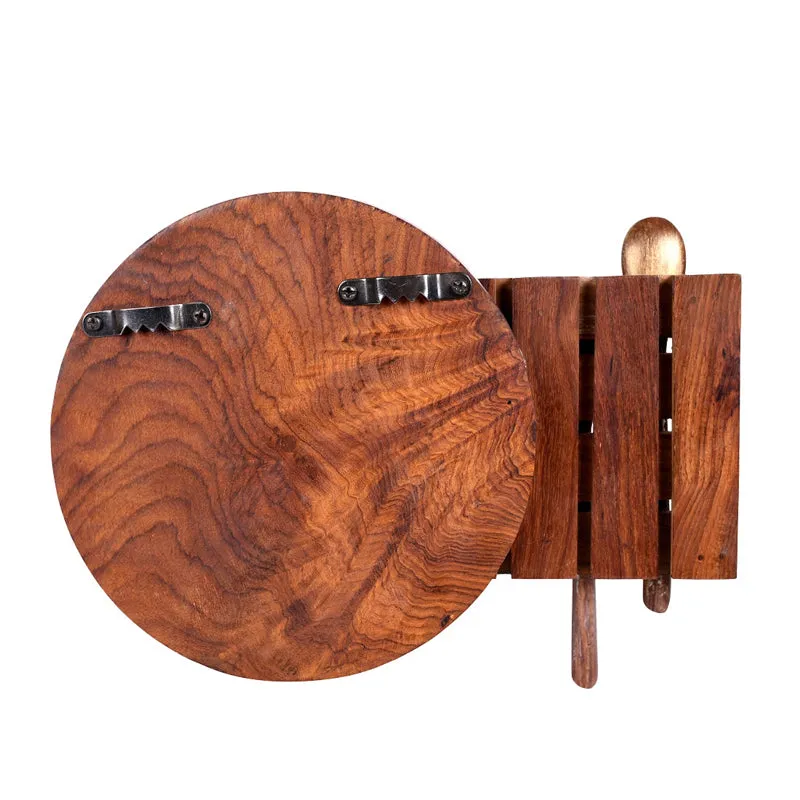 Maa Ki Rasoi Handcrafted Wooden Wall Accent media 5