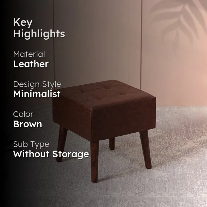 Central Base Ottoman - Brown media 2