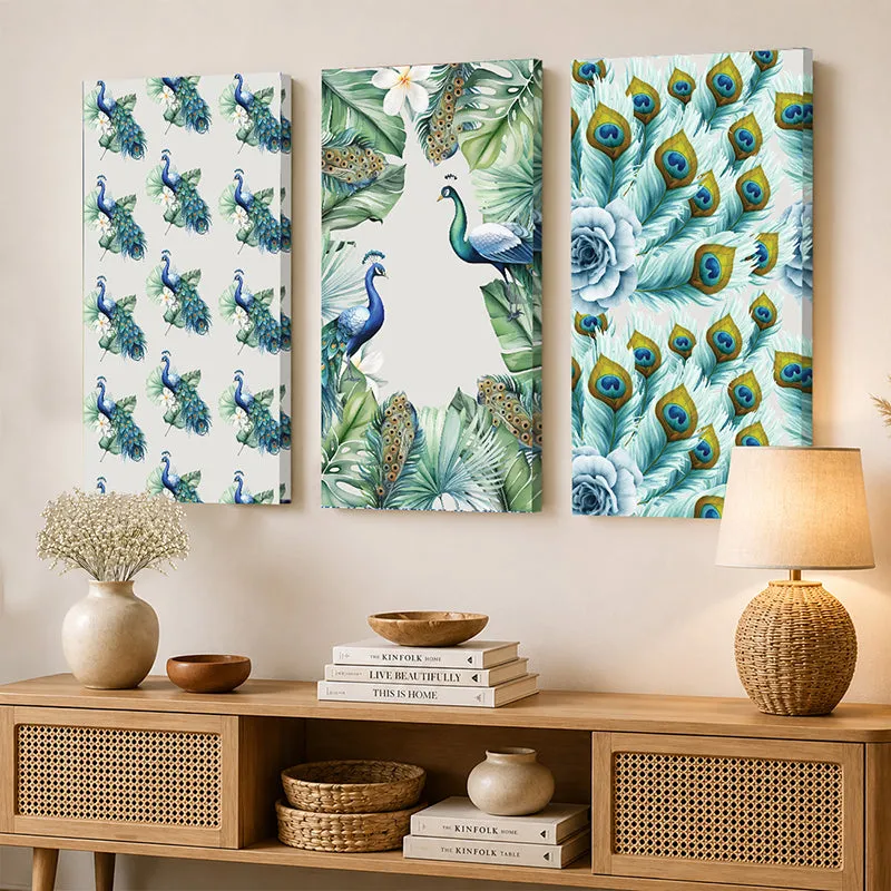 Mayoor Maitheya Wall Art - Set Of Three media 4