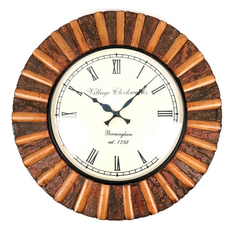Urban Hour Signature Wooden Wall Clock media 3