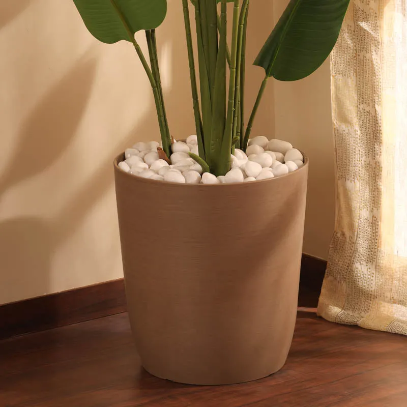 Leaf Nest Planter (Taupe) - Large media 4