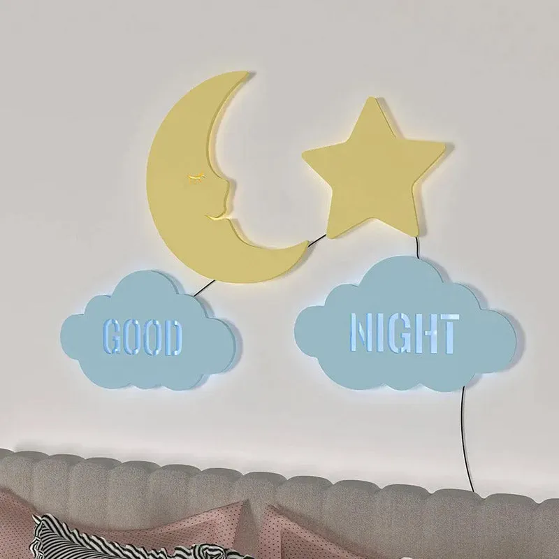 Good Night LED Stripe Light MDF Wall Lamp media 7
