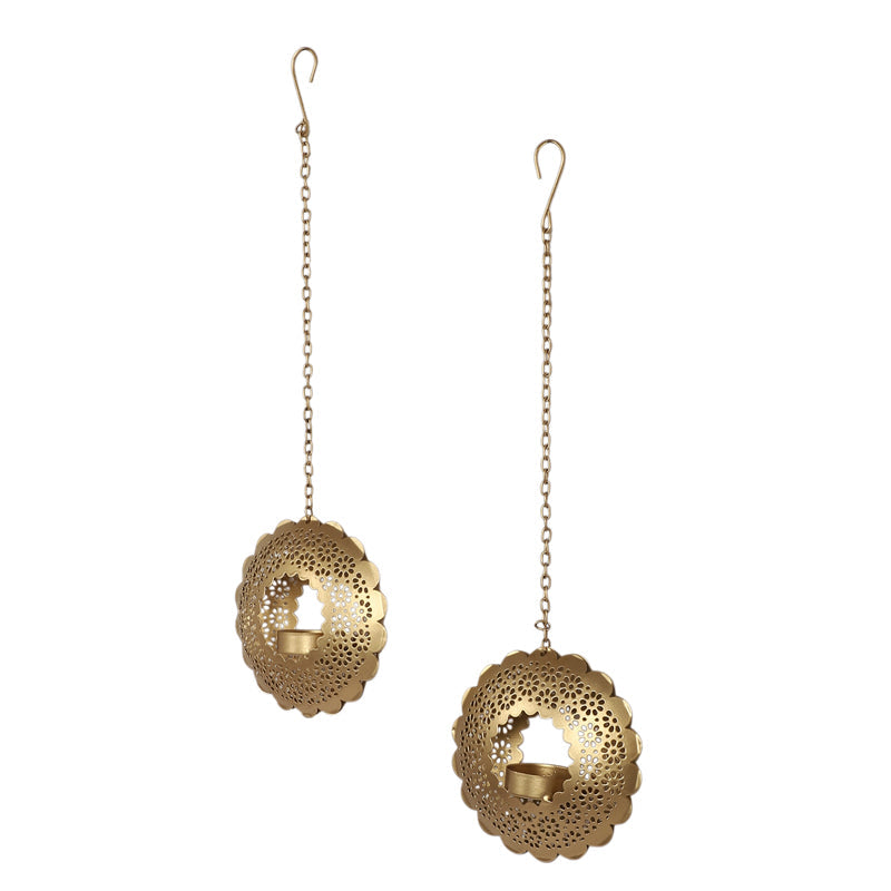 Flame Luxe Hanging Tea Light Holder - Set Of Two media 6