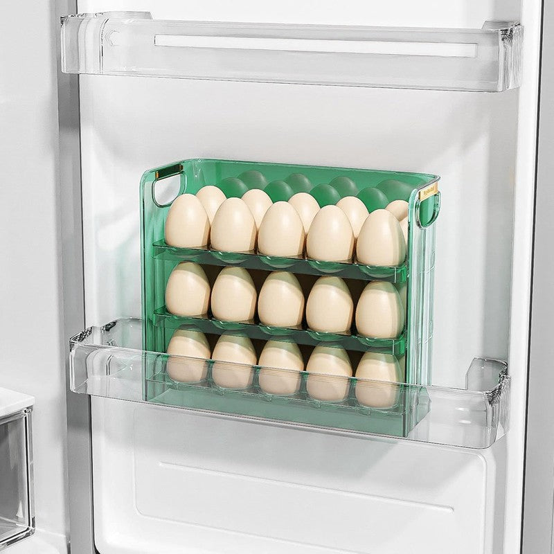 Egg Vault Acrylic Fridge Organizers media 5