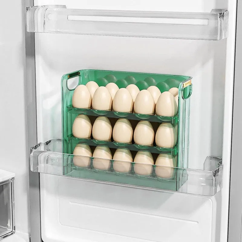Egg Vault Acrylic Fridge Organizers media 5