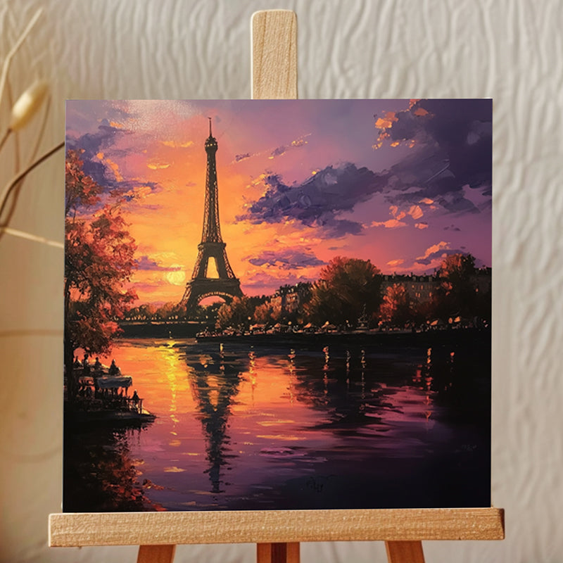 Eiffel Sunsets Showpiece