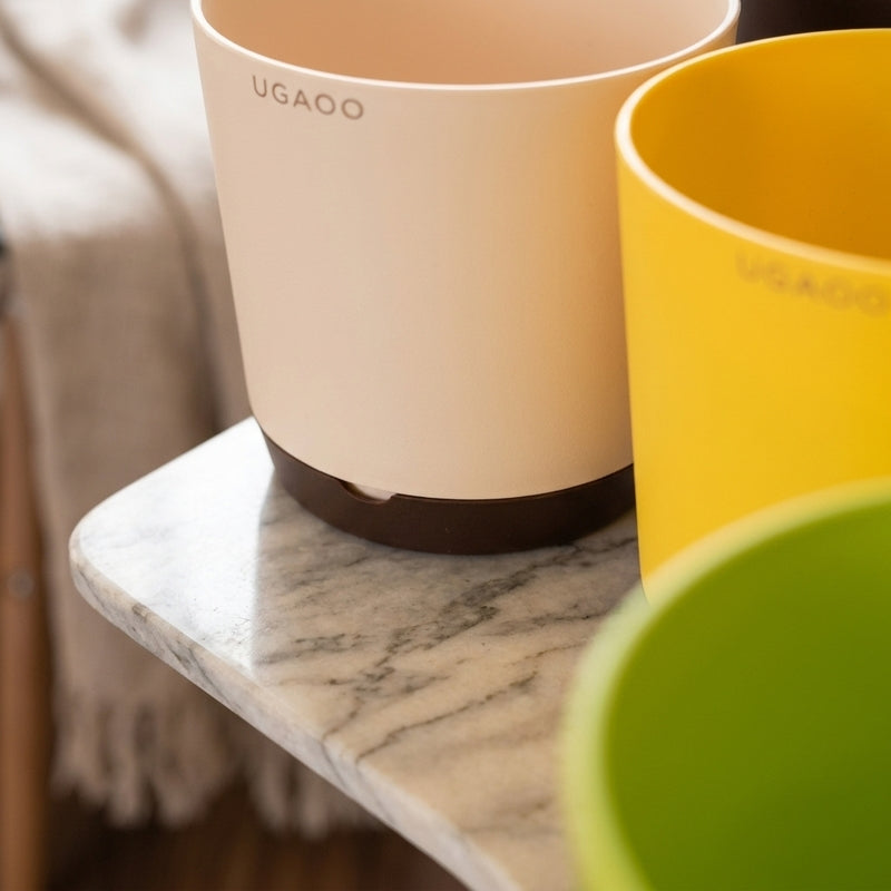 Ugaoo Multicolor Plastic Planter - Set Of Five media 3