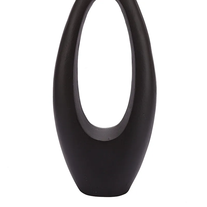 Azra Aluminium Vase - Black media 5