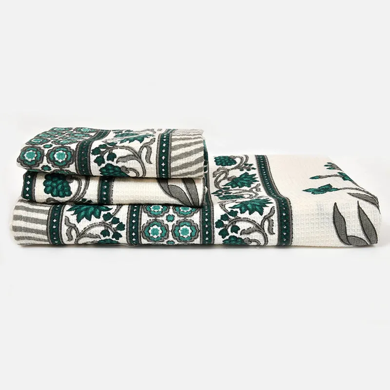 Maitreyi Waffle Hand Towel - Set Of Two media 6