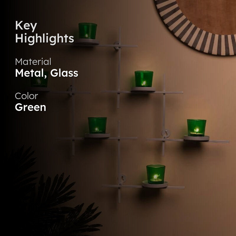 Terra Luminaire Votive Trio (Green) - Set Of Two media 2