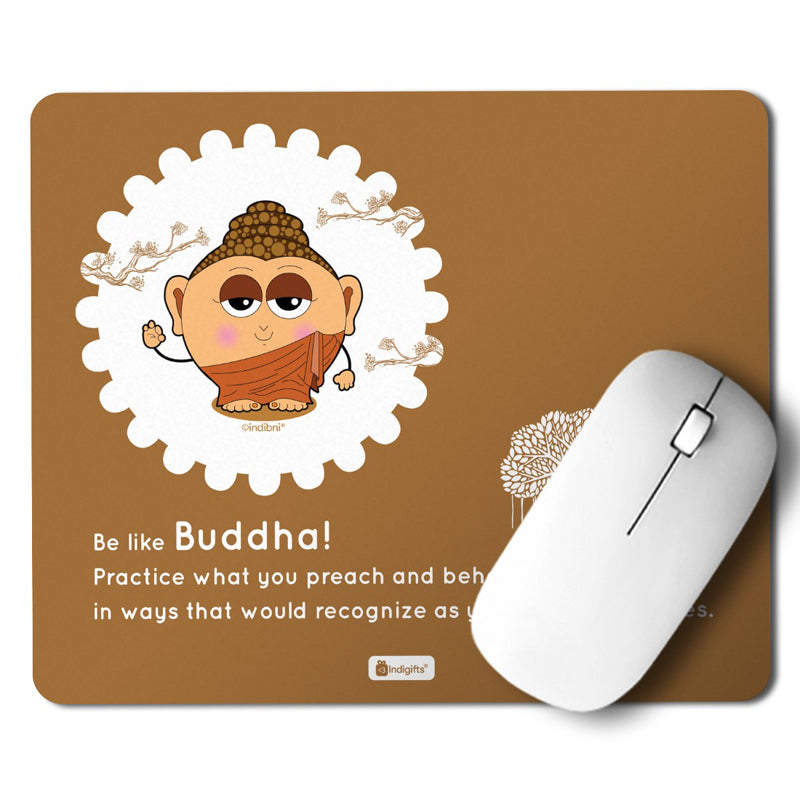 Whimsy Cute Buddha Mouse Pad media 5