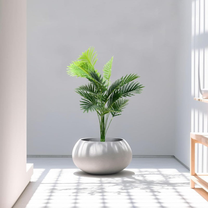 Leafscape Artificial Areca Palm Plant With Black Plastic Pot - 2.5 Feet media 4