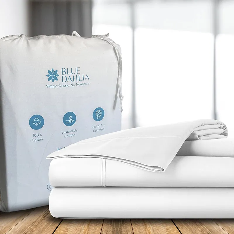 Maison Cotton Duvet Cover (White) - 400 TC media 9