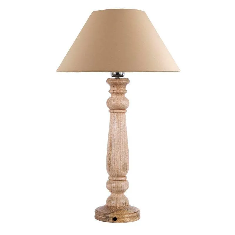 Blissful Beam Fabric Table Lamp - Beige media 4