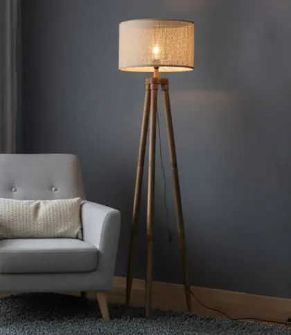 Natural Raffia · Acacia Wood