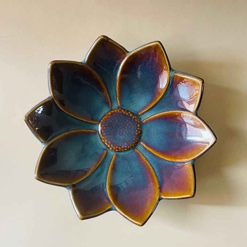 PetalCraft Ceramic Chip & Dip Platter media 5