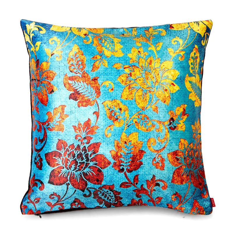 Aurum Fleur Printed Cushion Cover Set - Set Of Three media 4