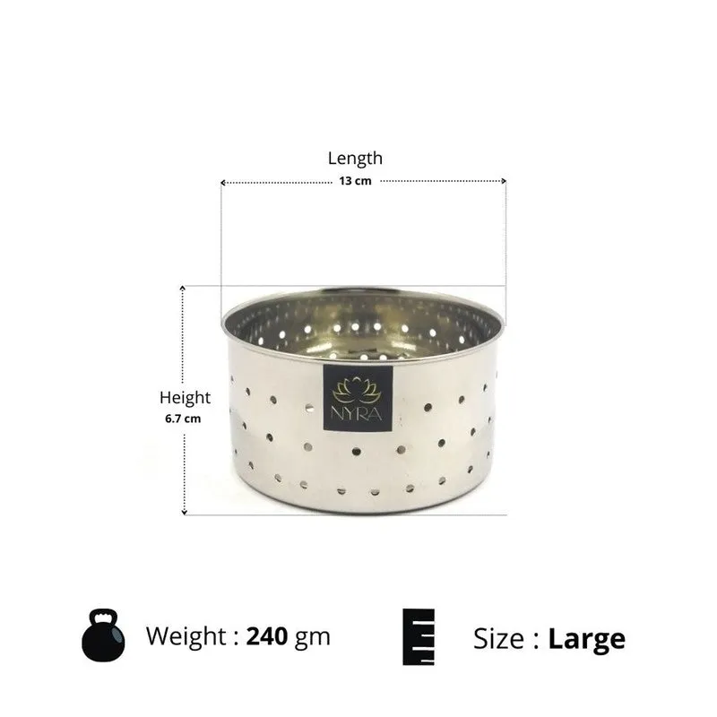 Crest Silver Stainless Steel Paneer Maker Mould - 400 ML media 9