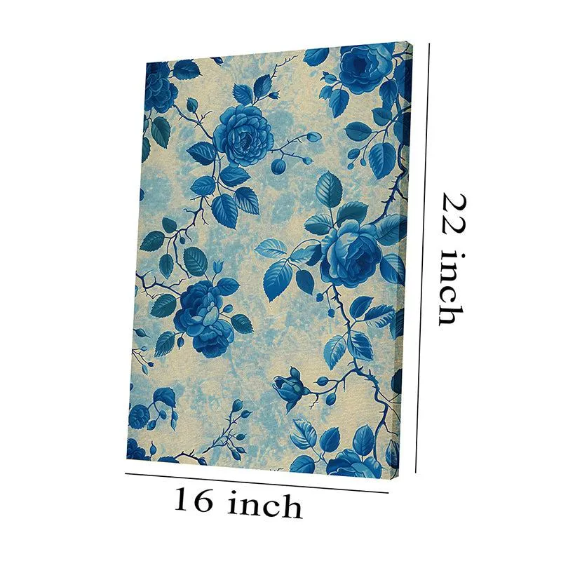Neela Gulab Canvas Floral Wall Art media 5