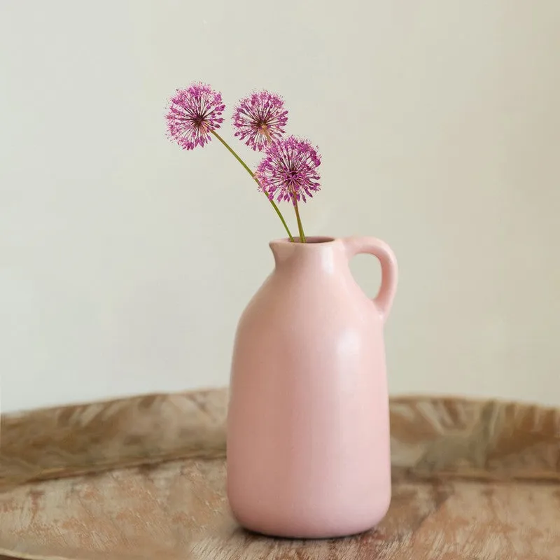 Seren Ceramic Vase - Pink media 1