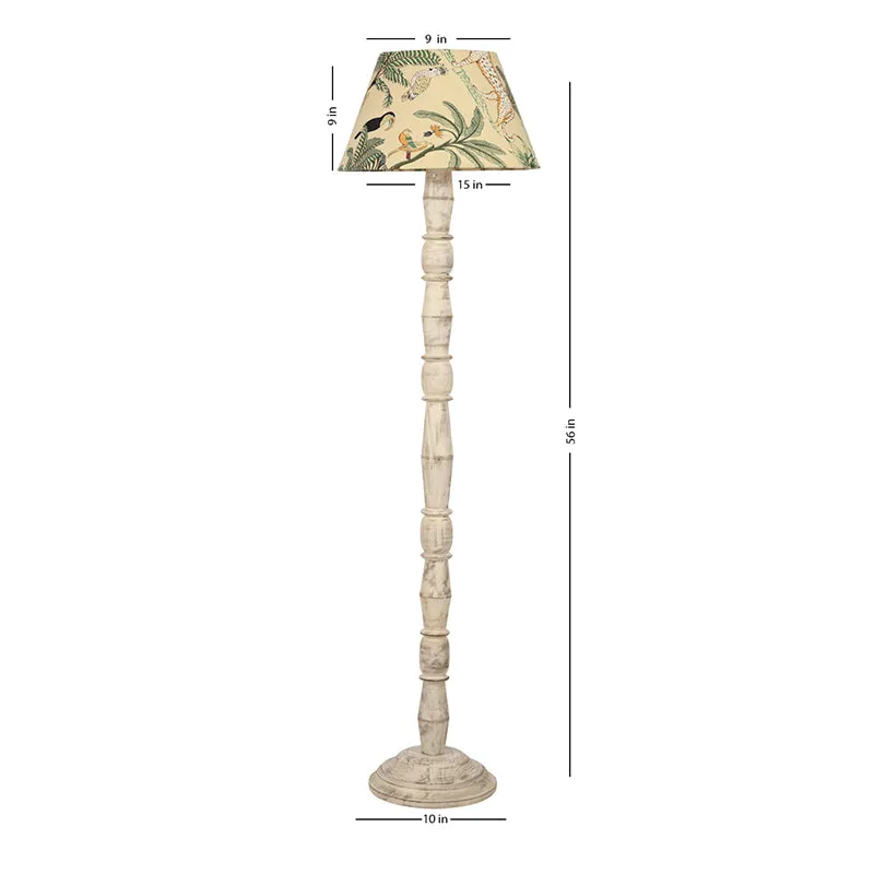Nocturne Brown Palm Floor Lamp media 5