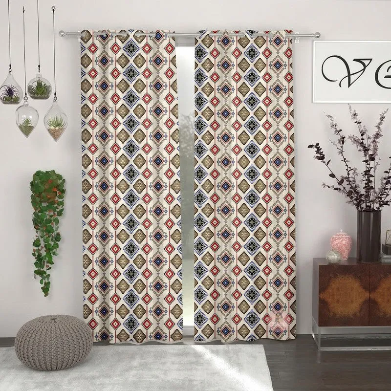 Geo Breeze Curtains - Set of Two media 1