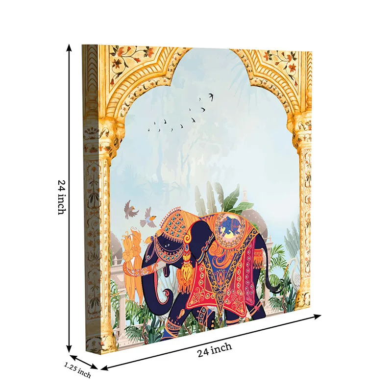 Regal Elephanta Canvas Wall Art media 8