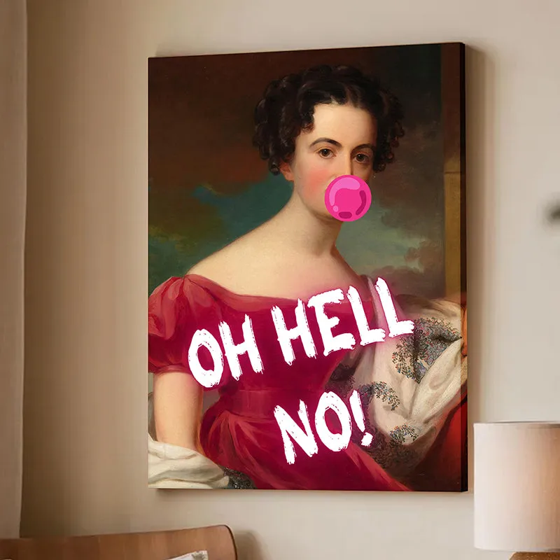 Oh Hell No!! Wall Art media 3